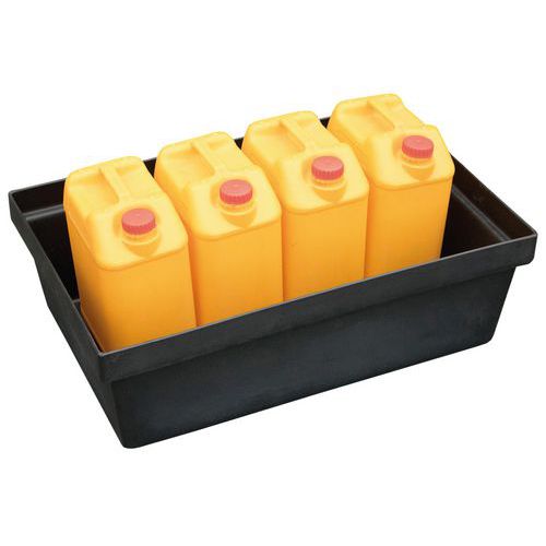 Vasca di raccolta in PEHD riciclato - 40L - Manutan,