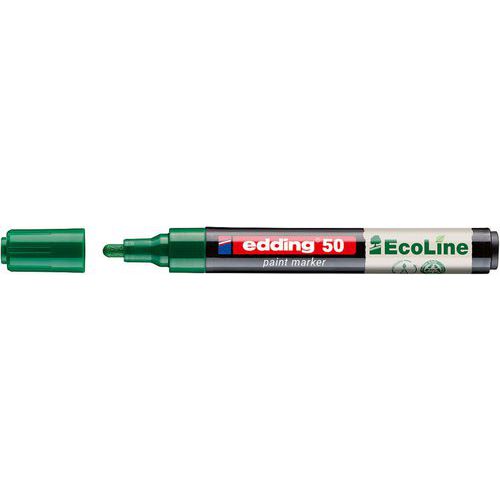 Edding Verde/Scuri Evidenziatori, 50 Ecoline Lackmarker Grün 2,0 - 3,0 Mm, 1 St. (1X) - Immagine 3
