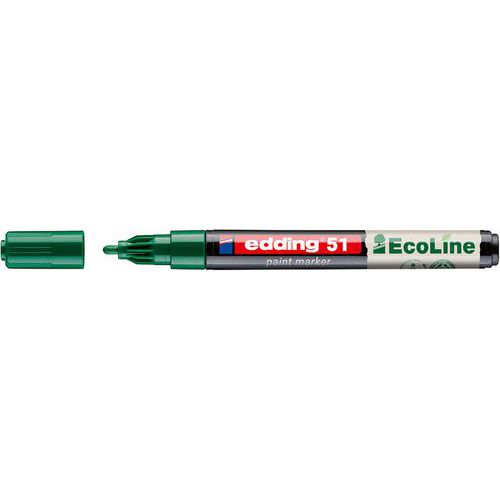 Edding Verde 51 Ecoline 4-51-004 Marcatore A Vernice 1 Mm, 2 Mm - Immagine 3