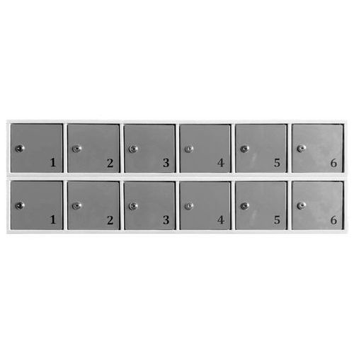 Cassetta modulare porta cellulari pensile lucchetto,