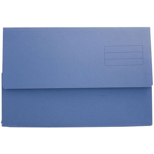 Cartelletta con tasca 250 g blu,