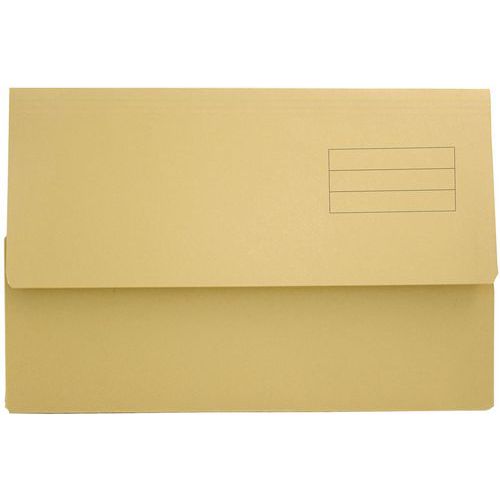 Cartelletta con tasca 250 g giallo,