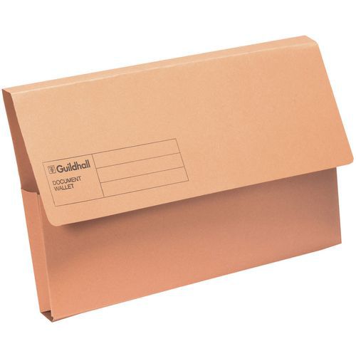 Cartelletta con tasca riciclata arancione,