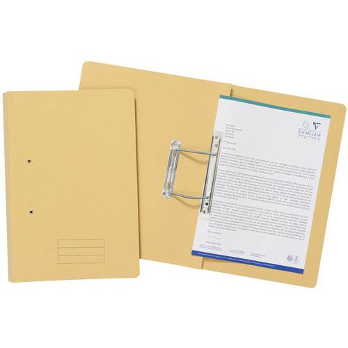 Cartelletta mecc. spirale giallo,