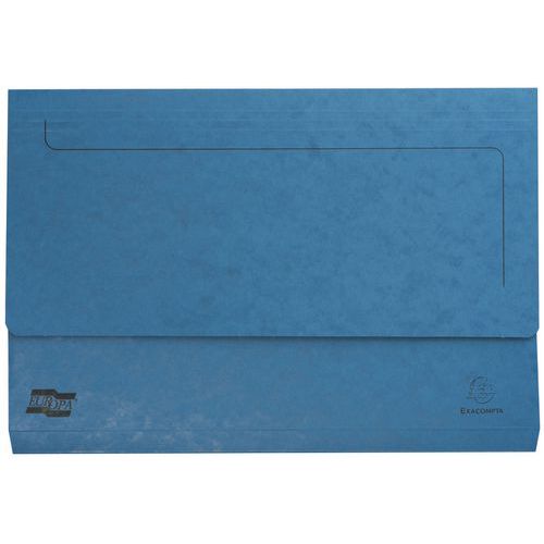 Cartelletta con tasca NF 265 g blu,