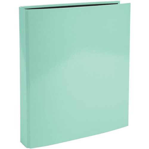 Raccoglitore 4 anelli aquarel verde pastello,