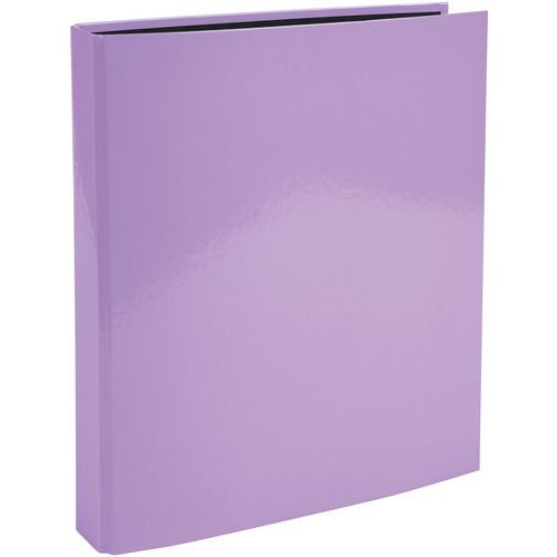 Raccoglitore 4 anelli aquarel malva,