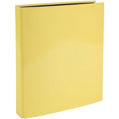 Raccoglitore 4 anelli aquarel giallo,