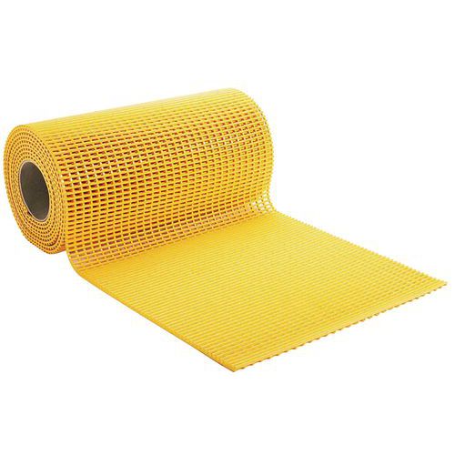 Passerella tecnica Crossgrip, 60 cm x 10 m, giallo,