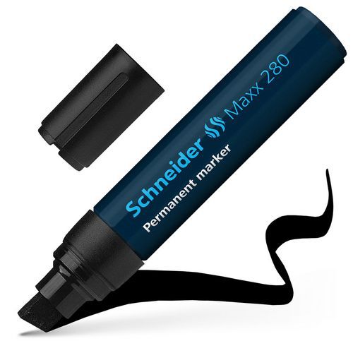 Schneider Schreibgeräte Nero Maxx 280 128001 Marcatore Indelebile Resistente Allacqua: Sì - Immagine 3