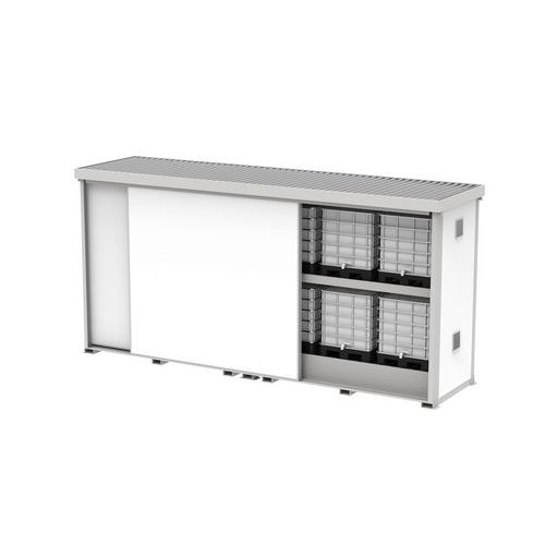 Container 12 IBC con vasca - pannelli coibentati EI/REI120,