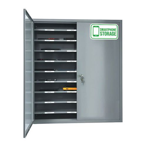Armadio portacellulari SMARTY BOX grigio,