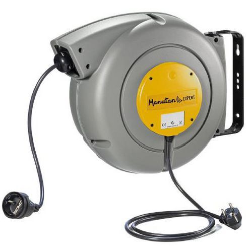 Avvolgicavo 10m +1,5m - 3G2,5mm² H07 RN-F presa e spina NF,