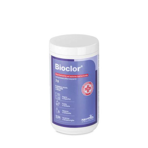 Disinfettante Bioclor barattolo 500 g compresse 1 g,
