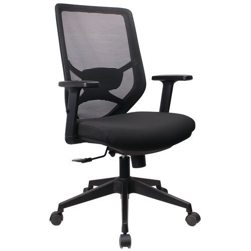 Sedia da ufficio Saram nera,