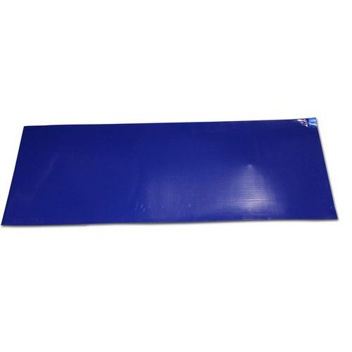 Tappetino igienico - 30 fogli blu staccabili - 46x114 cm,
