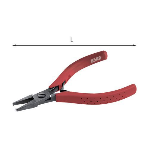 Tronchese con testa inclinata a 90° con tagliente raso,