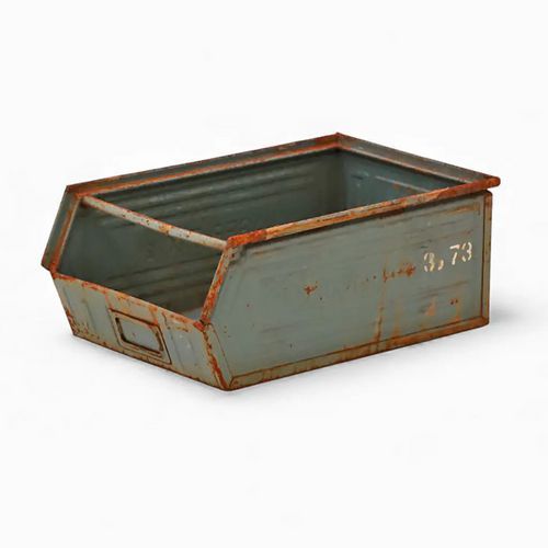 Contenitore a becco in metallo ricondizion-Lungh 500mm-25L,