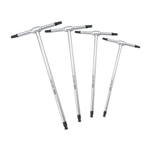 Serie di 4 chiavi a T con impronta TORX® a testa sferica,