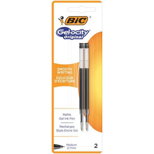 Ricariche gel BIC Gel-ocity Original punta media nero,