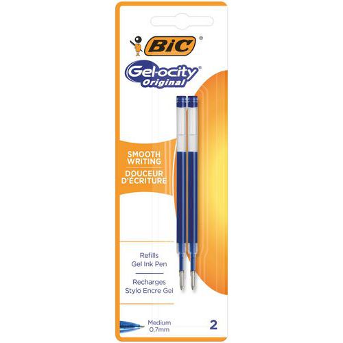 Ricariche gel BIC Gel-ocity Original punta media blu,