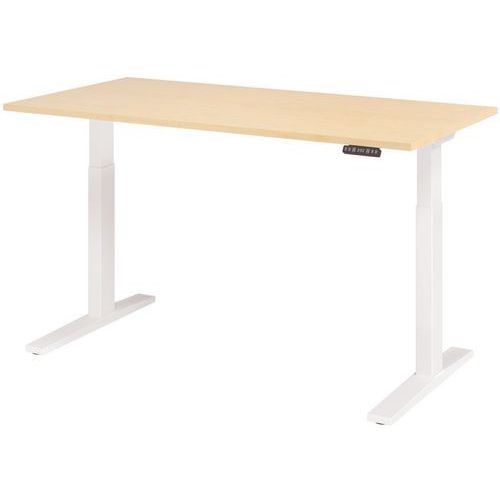 Scrivania elettrica XMKA12 -160 x 80 cm - Acero,