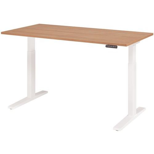 Scrivania elettrica XMKA12 -160 x 80 cm - Noce,