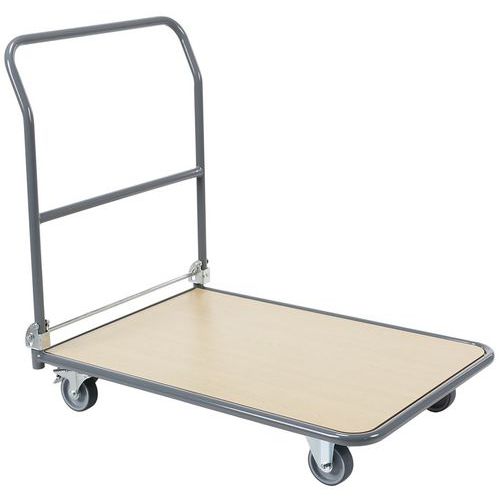 Carrello sponda ribaltabile - 250 kg - L900 mm - Manutan,