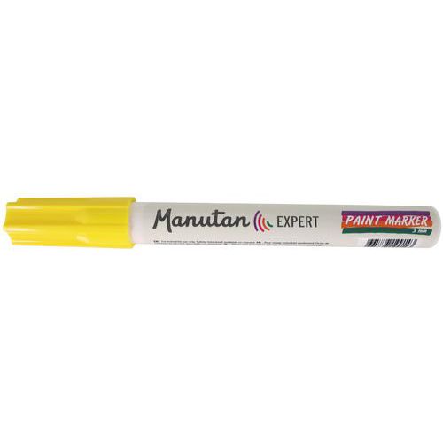 Pennarello a vernice punta 3mm colore giallo,
