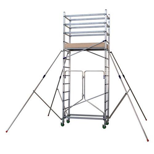 Trabattello modulare mobile a base pieghevole Alto 410-P,