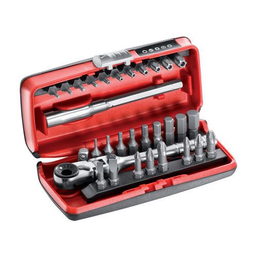 Assortimento inserti con cricchetto reversibile - mini kit (31 pz),