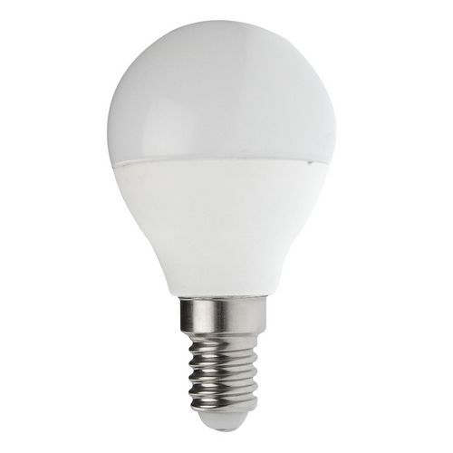 Lampadina led SMD minisferica P45 6W/470lm attacco E14 3000K,