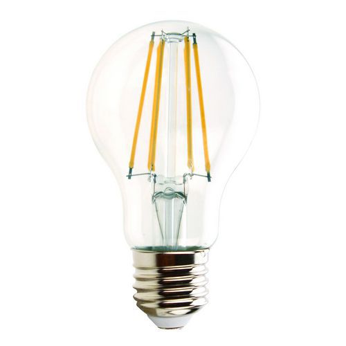 Lampadina a filamento led A60 8W / 1055lm attacco E27 4000K,