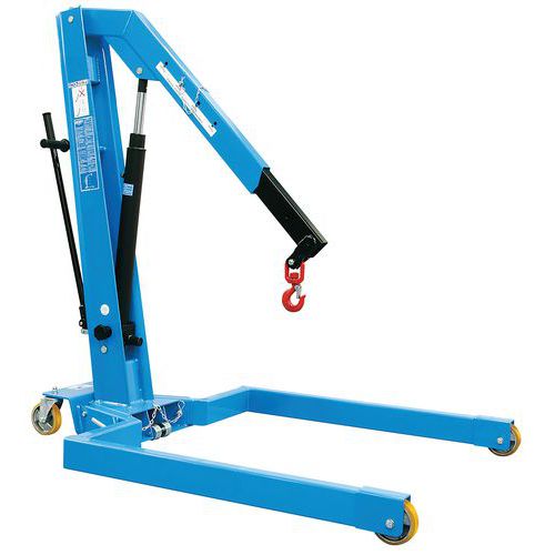 Gru pieghevole a U 1200 kg pompa a doppio effetto,