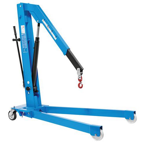 Gru pieghevole a V 500 kg pompa a doppio effetto,