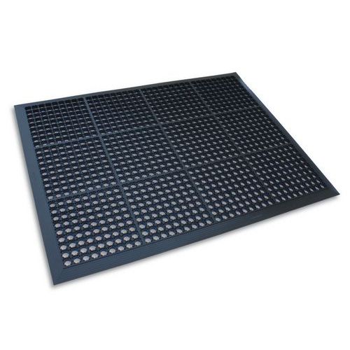 Tappeto ultraresistente-Gomma nitrilica perforata-60x90cm,