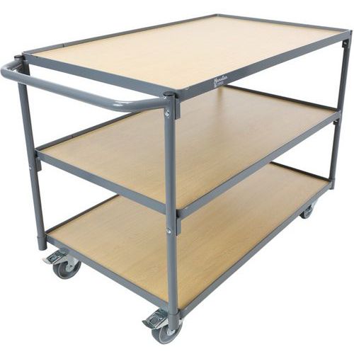 Carrello con maniglia orizzontale-250kg-L1000mm,