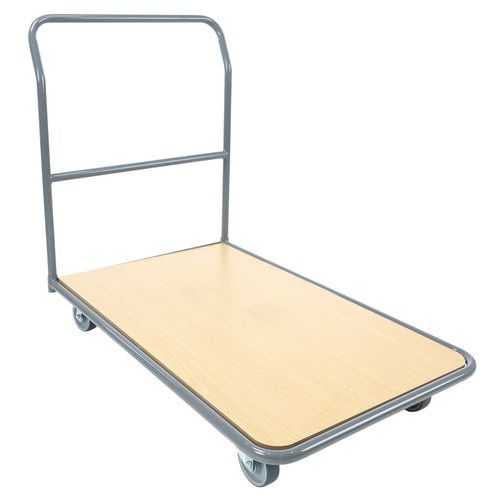 Carrello acciaio sponda fissa-Portata 250 kg-L850 -Manutan,