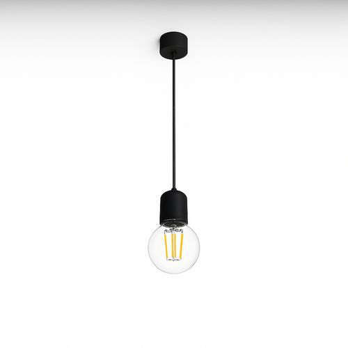 Lampada a sospesione FANTASY - cavo 1,5m - nera,