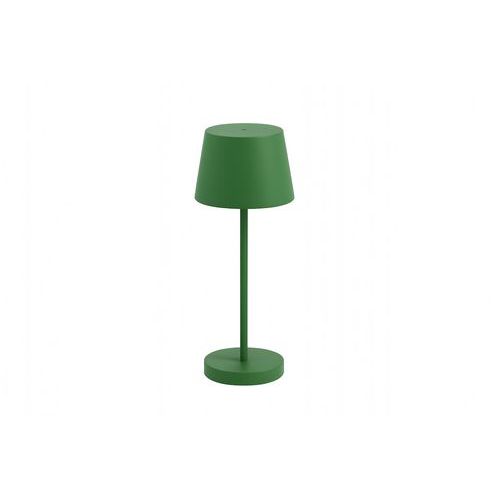 Lampada da tavolo LUME PLUS - ricarica cavo USB - verde,