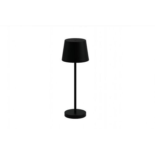 Lampada da tavolo LUME PLUS - ricarica a contatto - nera,
