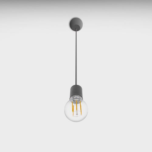 Lampada a sospesione FANTASY - cavo 1,5m - grigia,