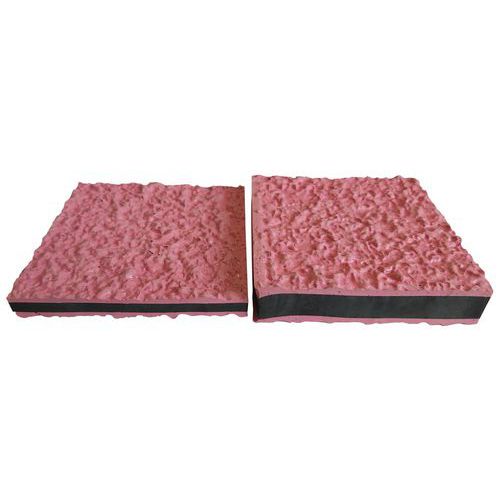 Piastra antivibrazioni Adekwat - Nero e rosa,