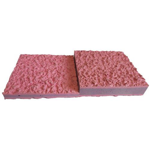 Piastra antivibrazioni Adekwat - Viola e rosa,