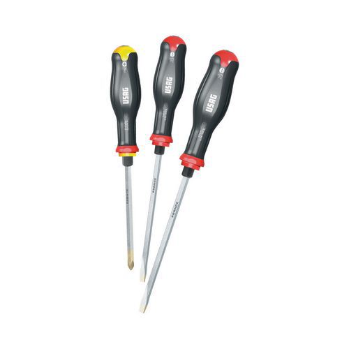 Serie di 3 giraviti martellabili per viti con intaglio e impronta a croce PHILLIPS®,