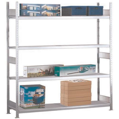 Estantería inicial Easy-Fix+ - 4 niveles - 2500x2000x600 mm,