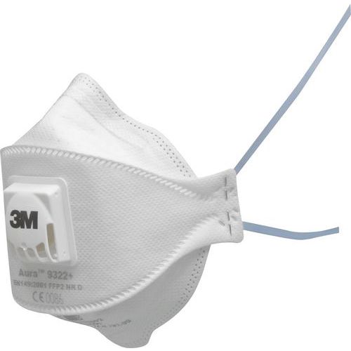 Maschera antipolvere 3M™ Aura™ FFP2 con valvola serie 9322+,