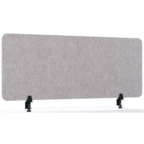 Schermo protezione acustica grigio chiaro-160 cm-Smit visual,