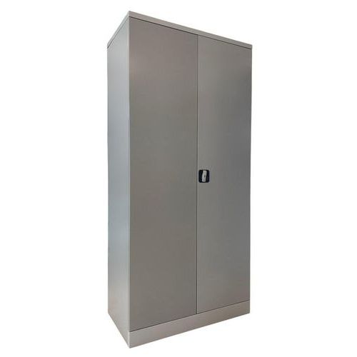 Armadio alto ricondizionato - Ante battenti - Grigio,