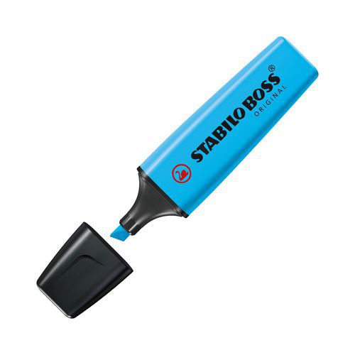 Stabilo Blu Evidenziatore Boss Tratto Larg.: Min:2mm, - Immagine 5